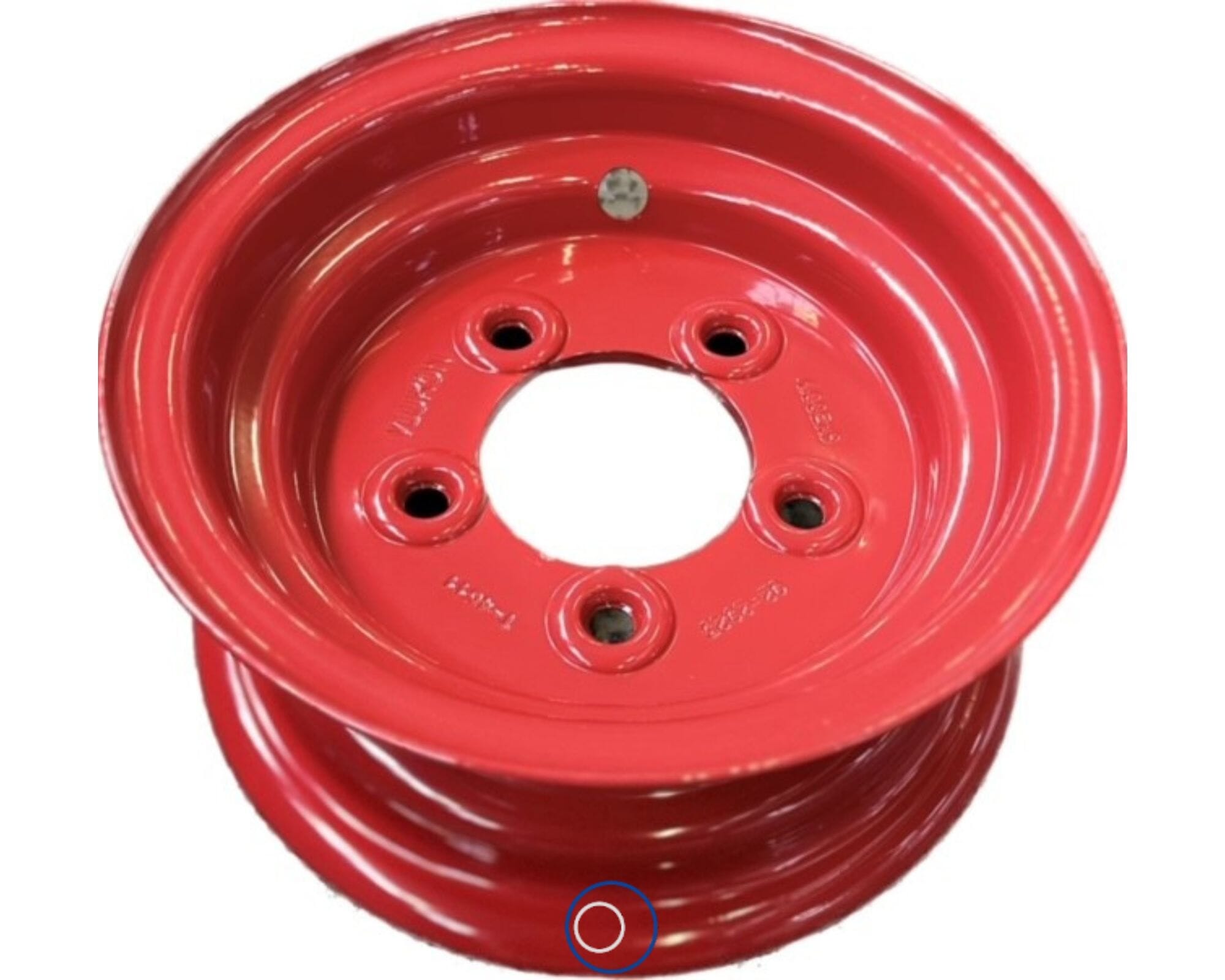 Fælg 4.00Ex9 S 5/M12.5/80/115 Rød