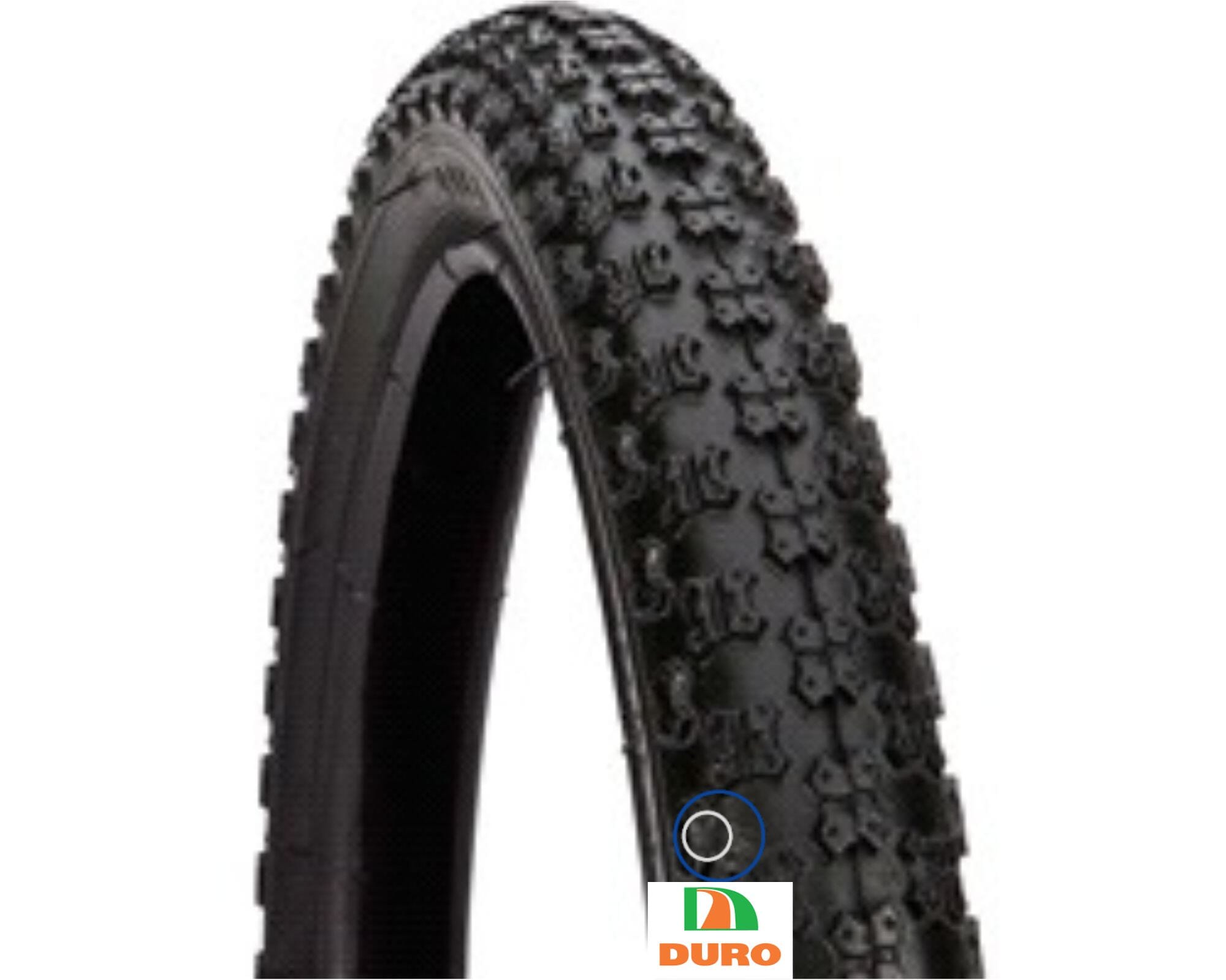 Dæk/sl. 16x2.125 HF-143+A/V Sort