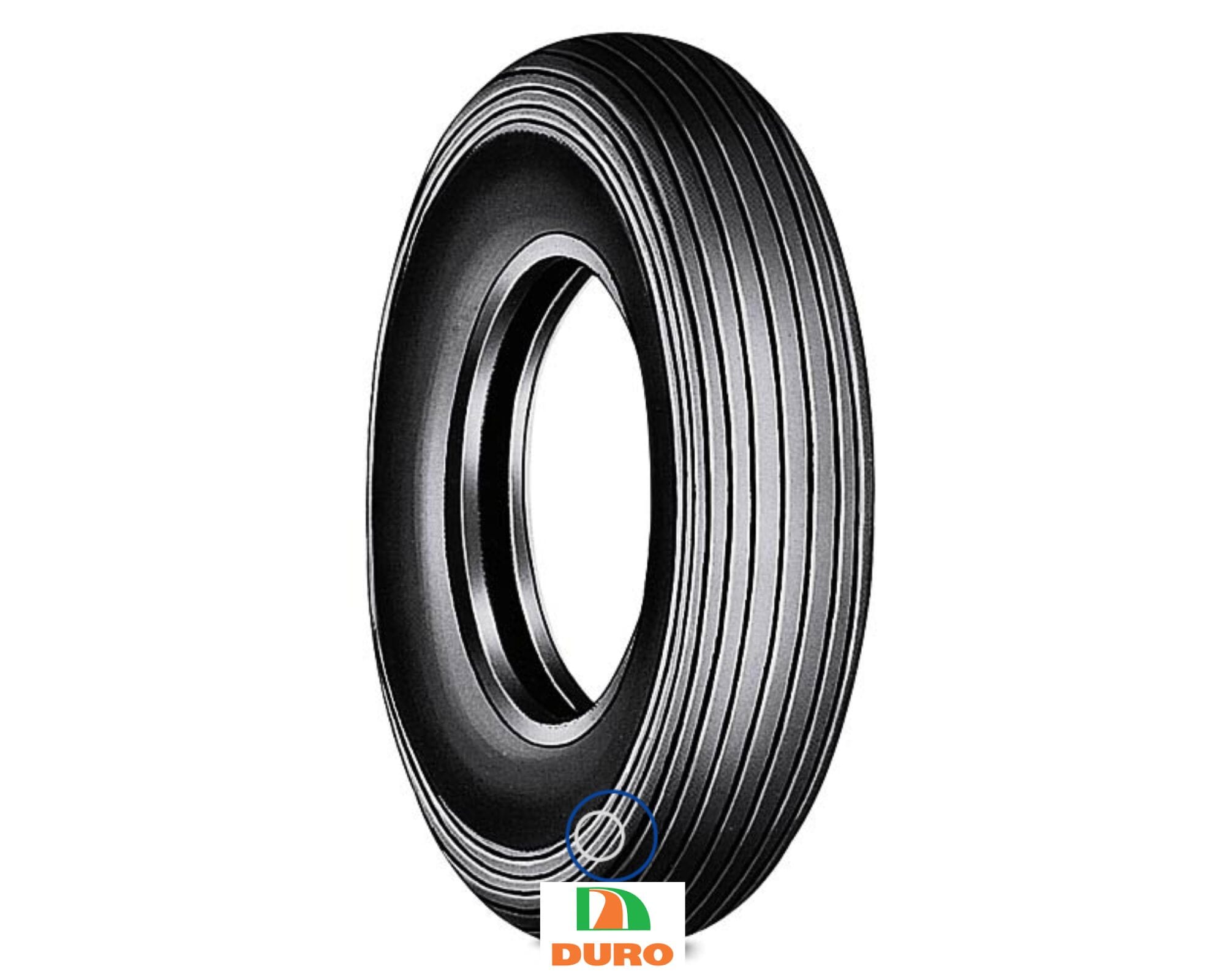 Dæk 2.00x6 TT HF-207 Sort