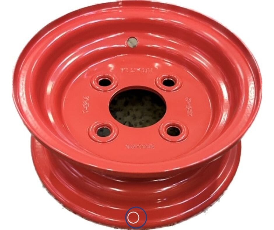 Fælg 3.00Dx8 S 4/60/100 Rød