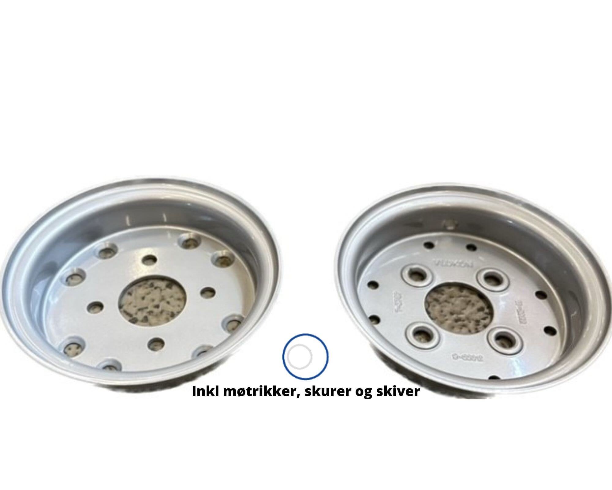 Fælg 3.00D-8 D 4/M15/60/100 Sølv