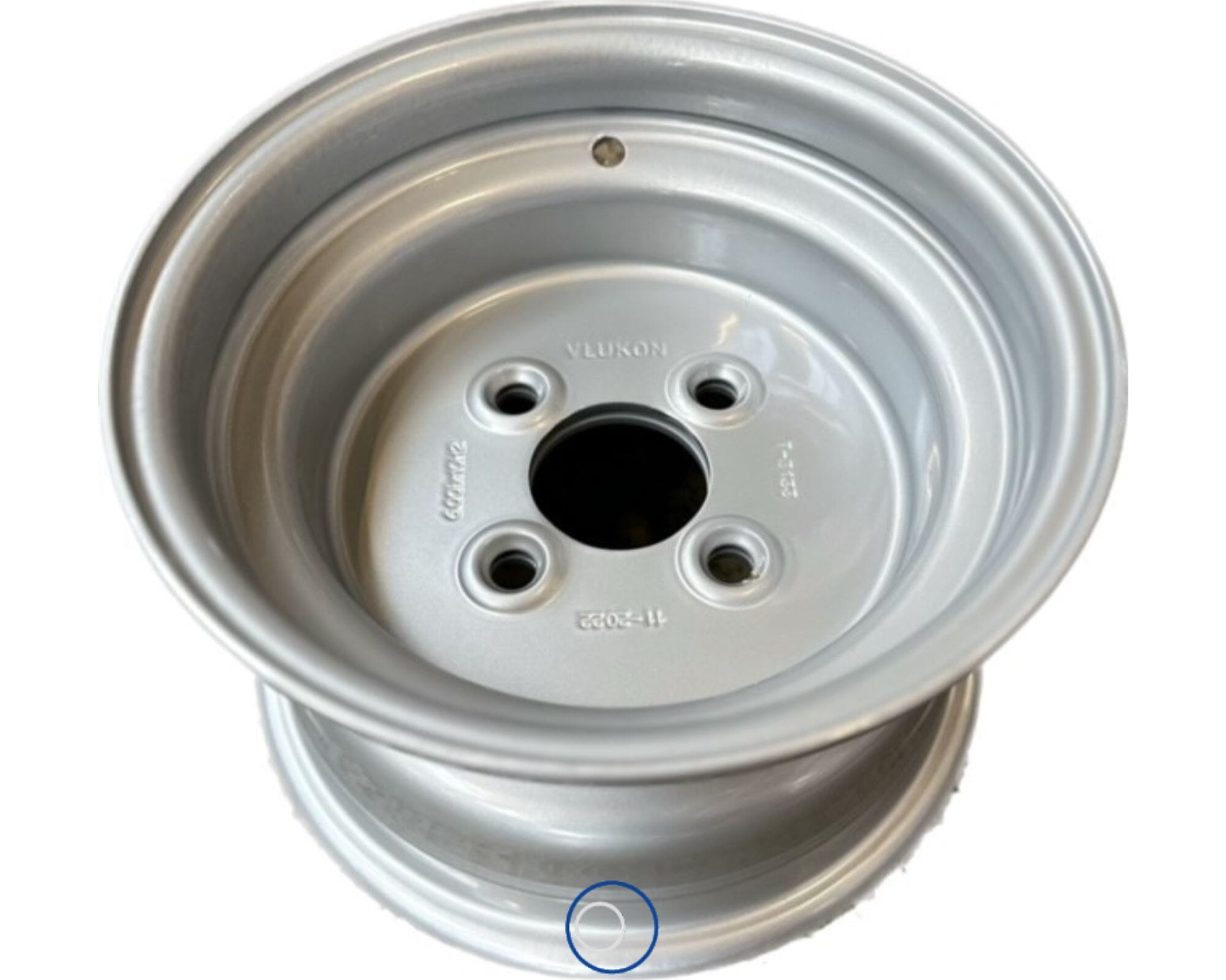 Fælg 4.00x12 S 4/M13.5/60/100 Sølv