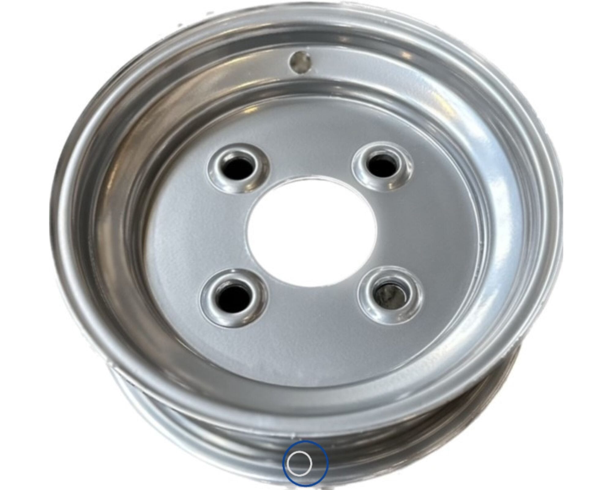 Fælg 2.50Ax8 S 4/58.5/98 Sølv
