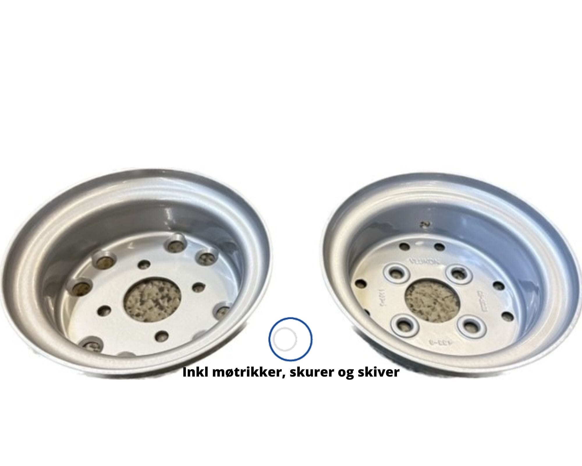 Fælg 4.33-8 D 4/60/100 Sølv