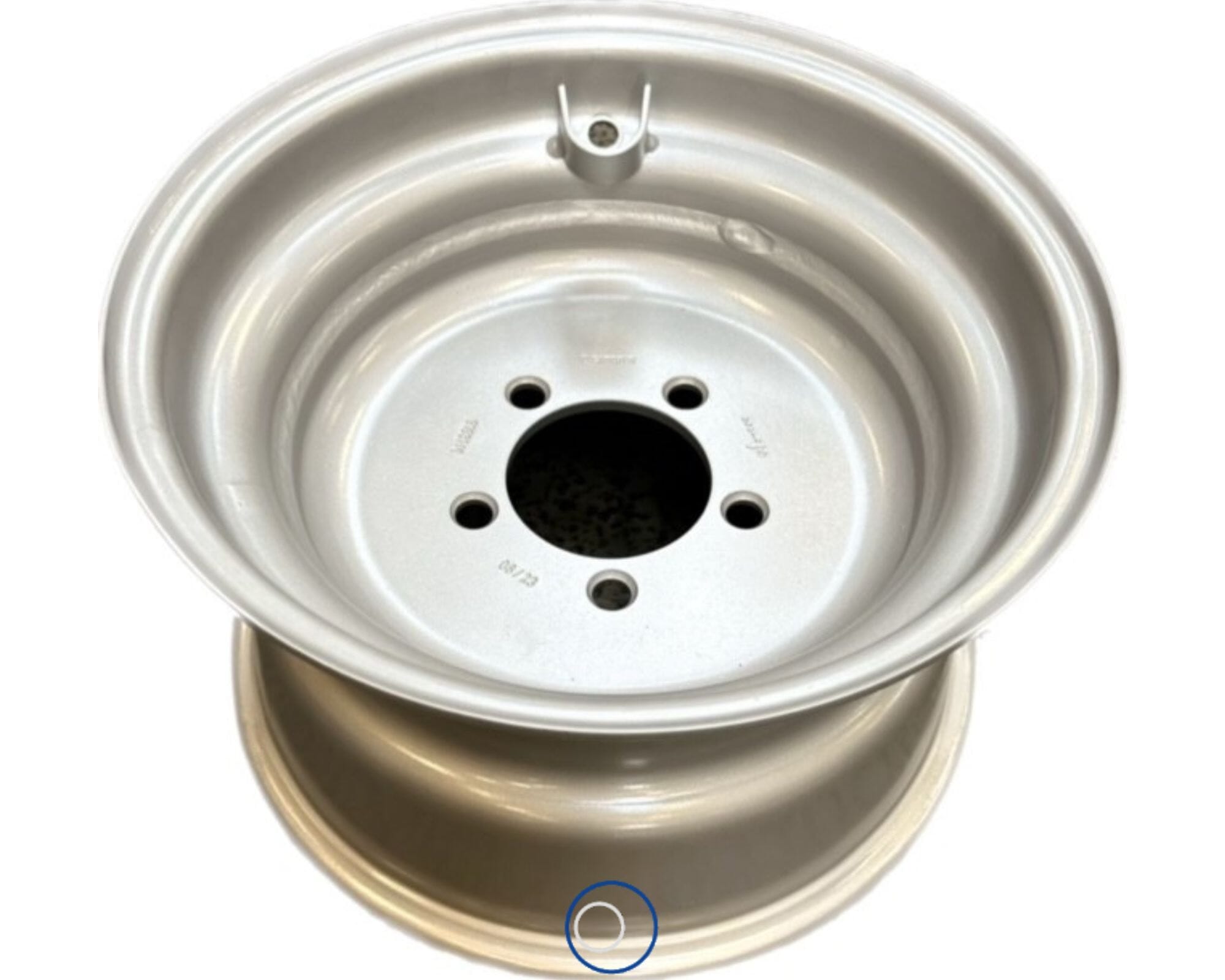 Fælg 7x15H2 5/80/115 Sølv