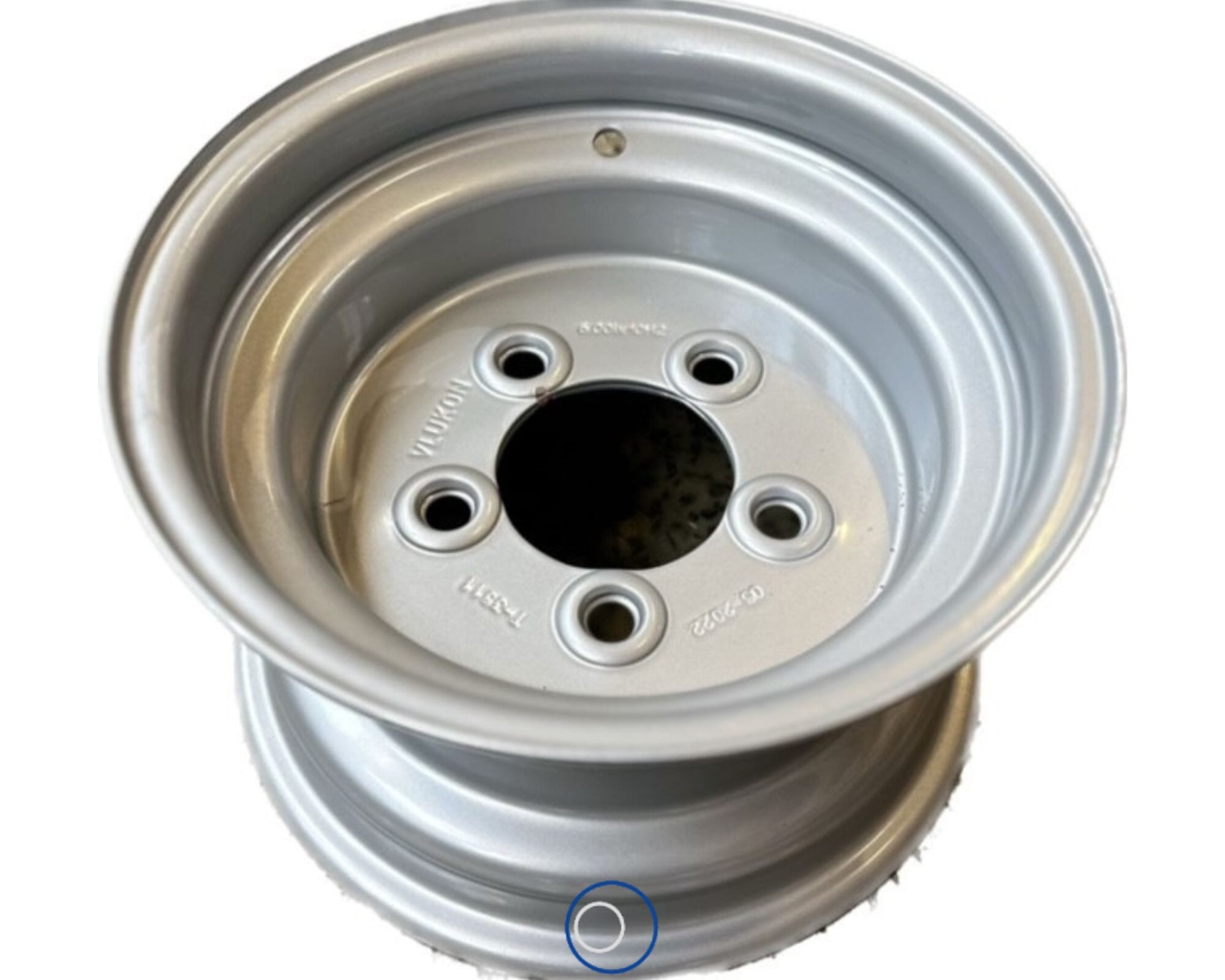 Fælg 4.00x12 S 5/M15/80/115 Sølv