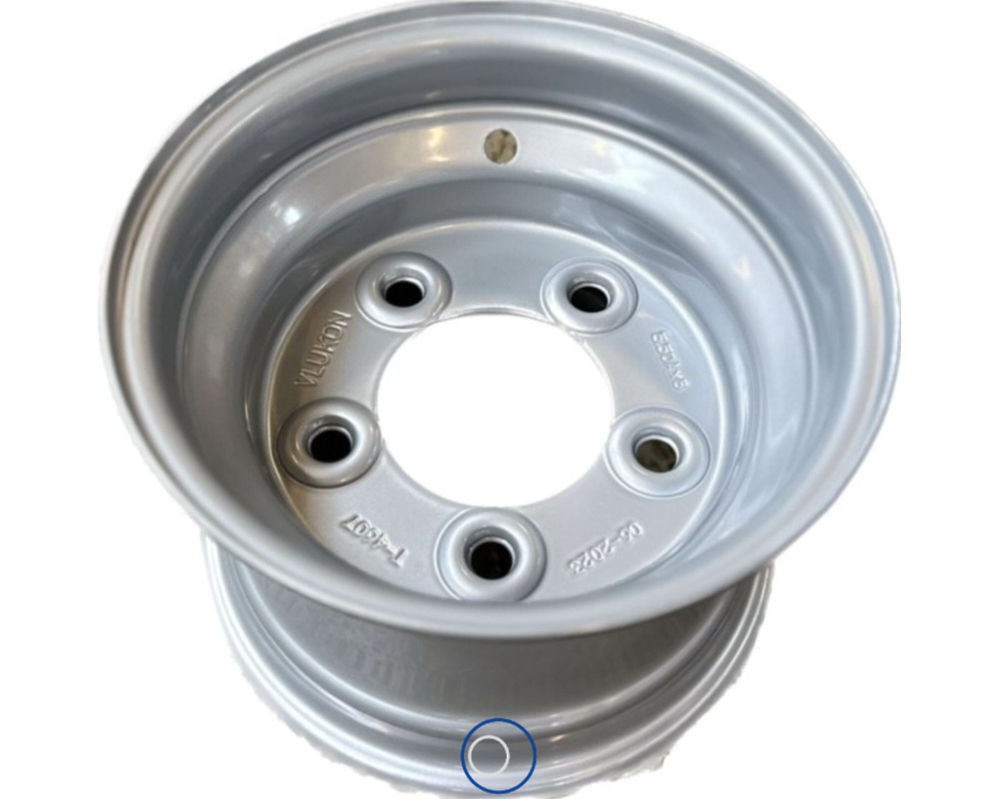 Fælg 4.00Ex9 S 5/M12.5/80/115 Sølv