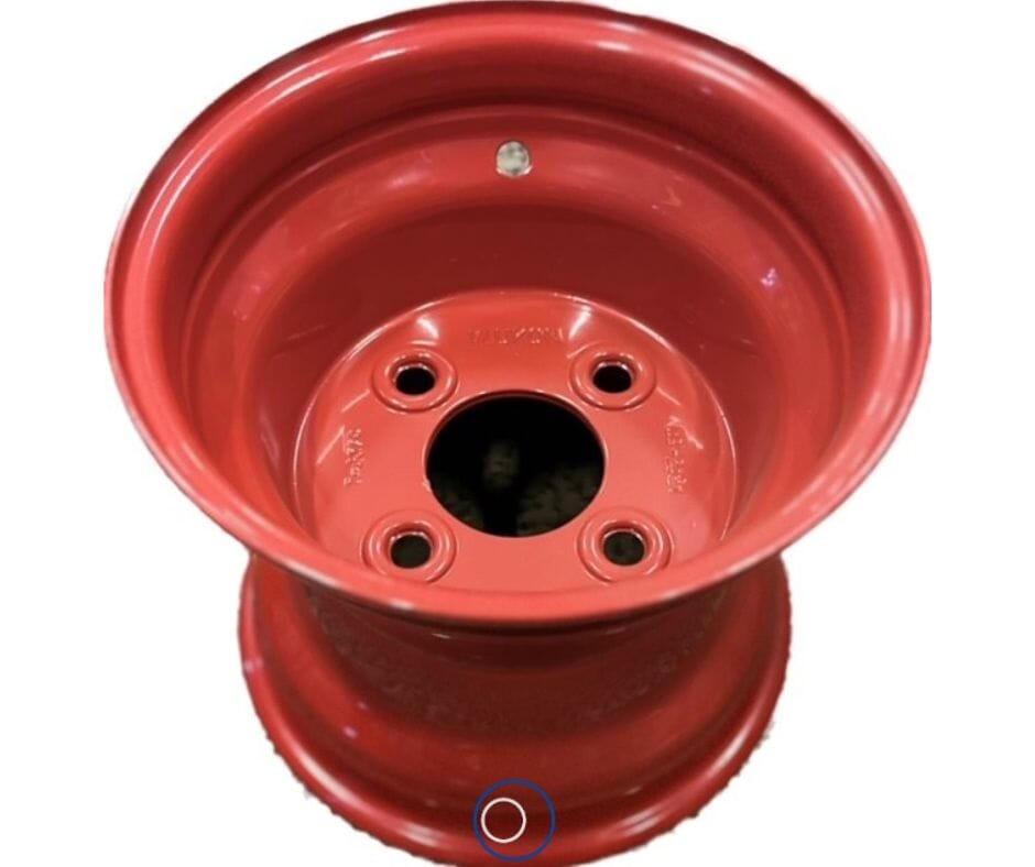 Fælg 7.00Ax8 S 4/60/100 Rød