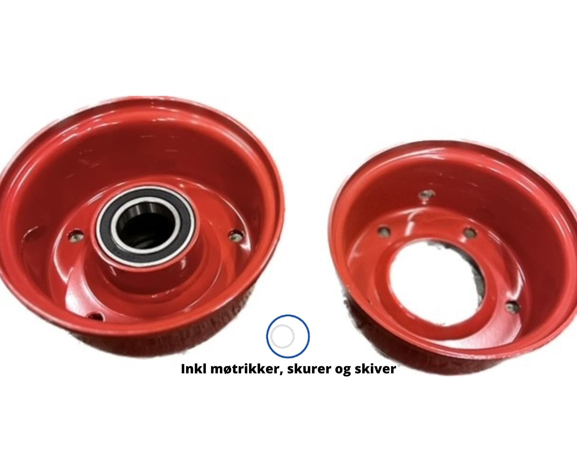 EK 4.50-6 D 6305/6007RS-88mm Rød