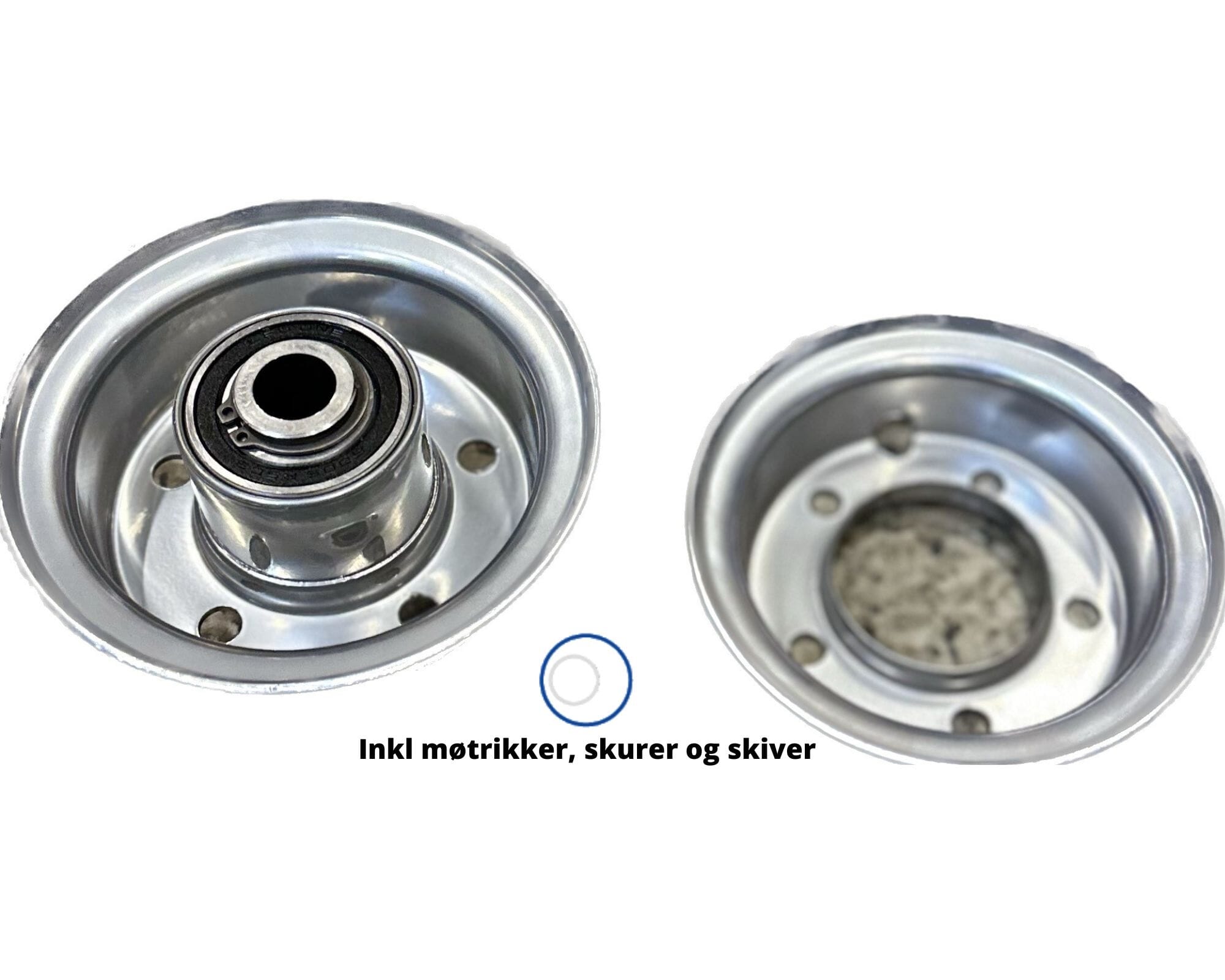 GK 2.50-4 D. 6204RS 95-17 Sølv