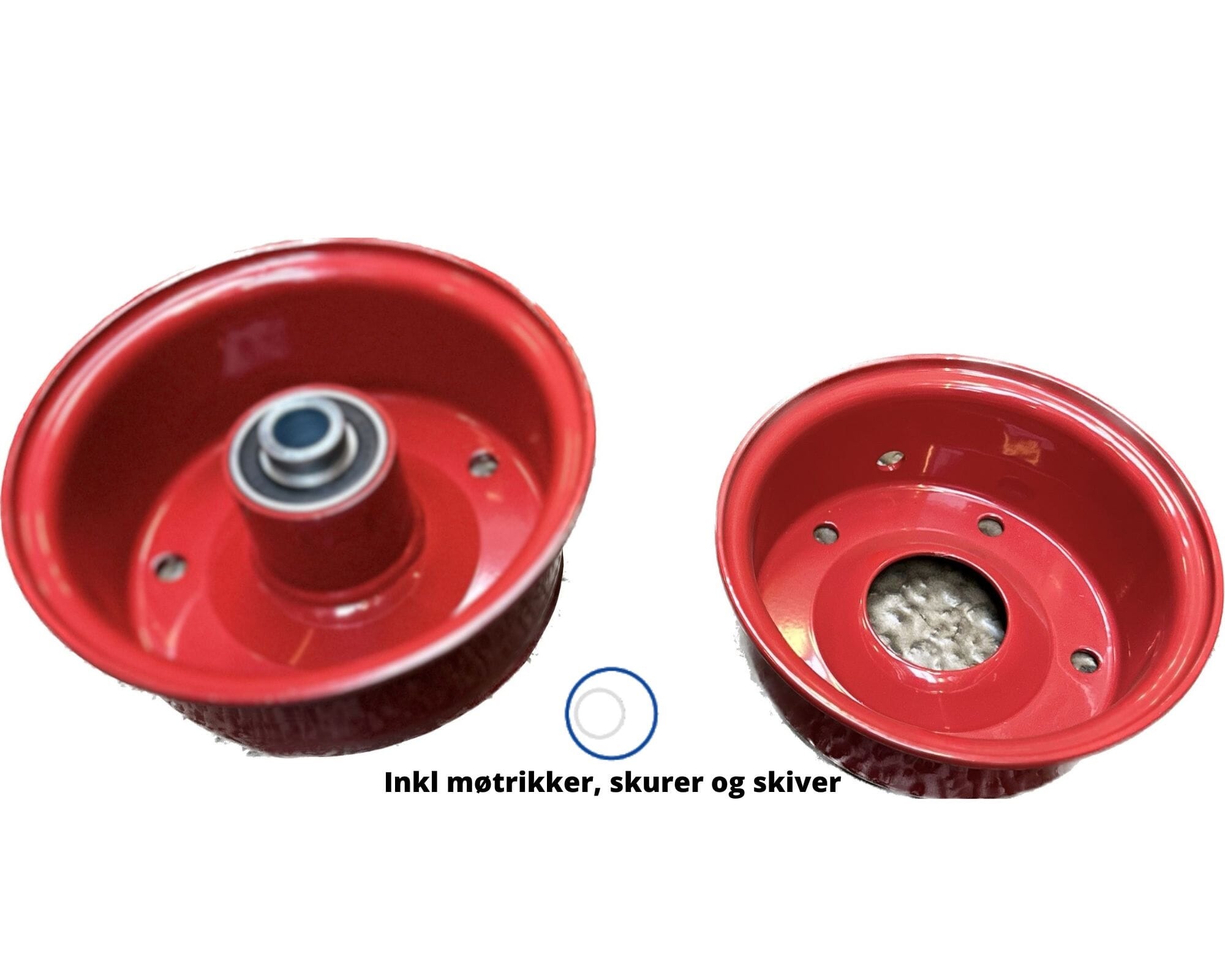 GK 4.50-6 D 6204RS-145-17 Rød